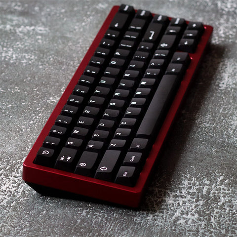 White on Black Keycaps
