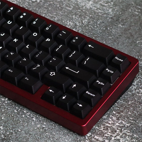 White on Black Keycaps