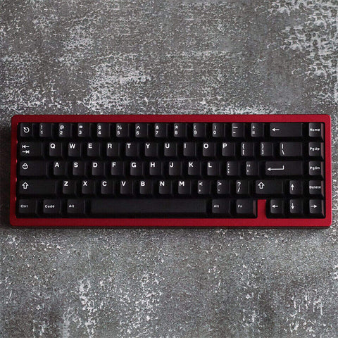 White on Black Keycaps