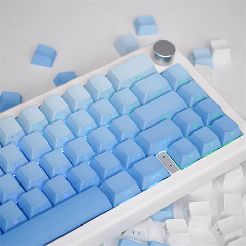 Mist Blue Backlit Keycaps