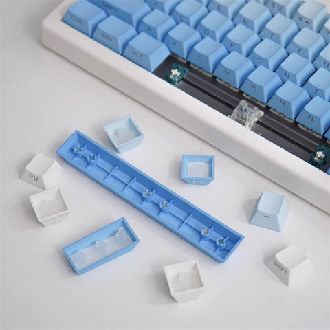 Mist Blue Backlit Keycaps