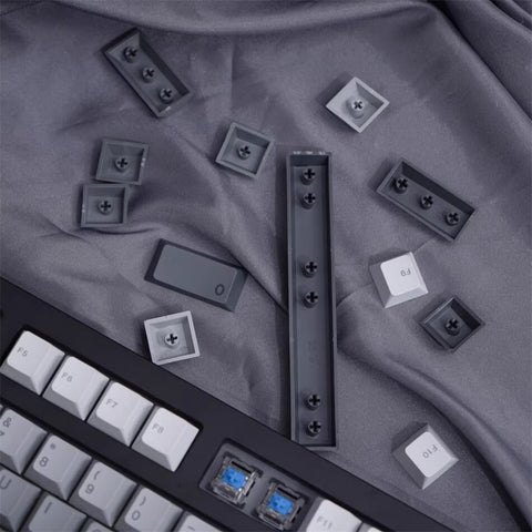Gradient Grey Keycaps